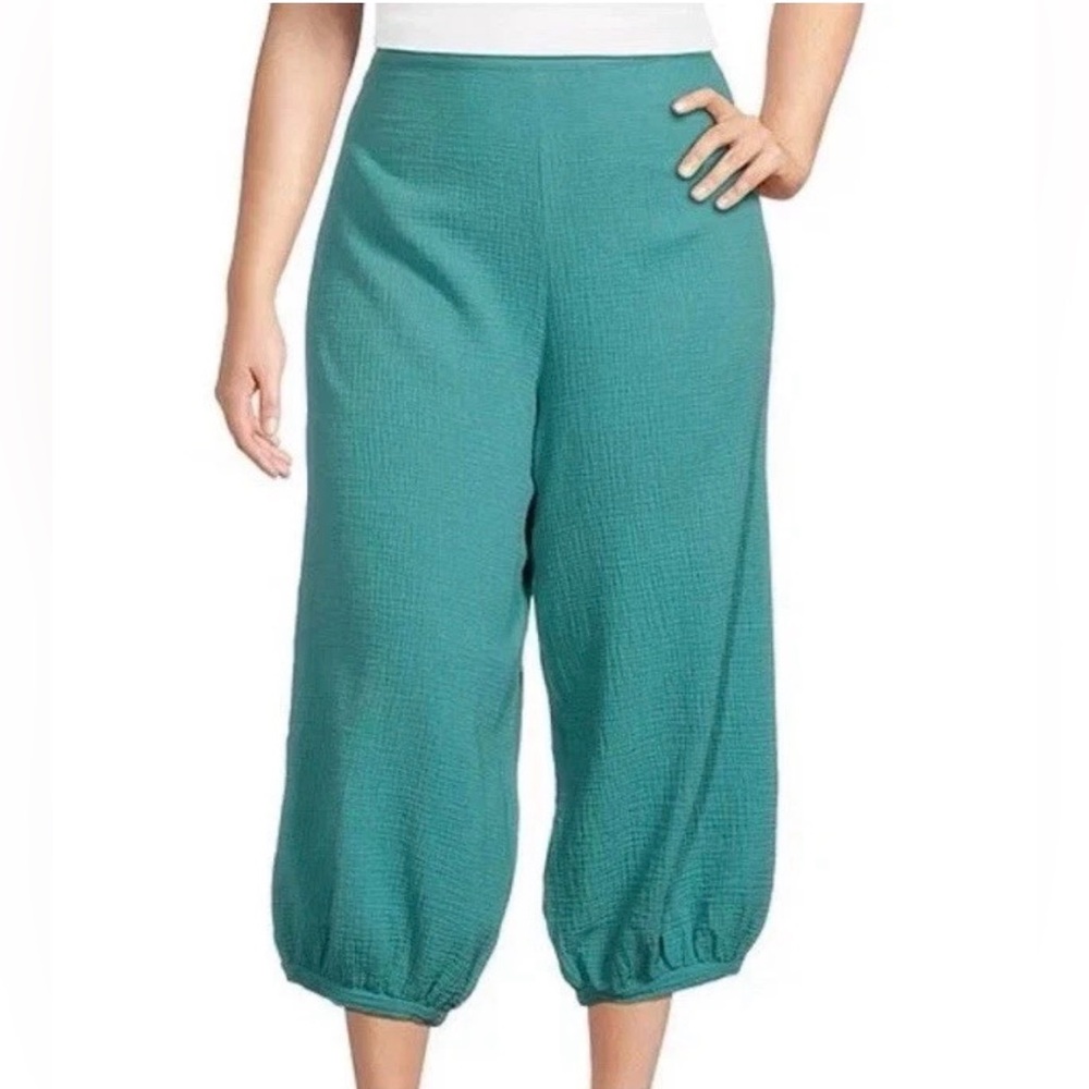 Bryn Walker Garda Crinkled Cotton Gauze plus size